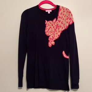 Lilly Pulitzer leopard sweater